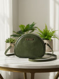 VISMIINTREND Solid Green Crossbody Sling Bag