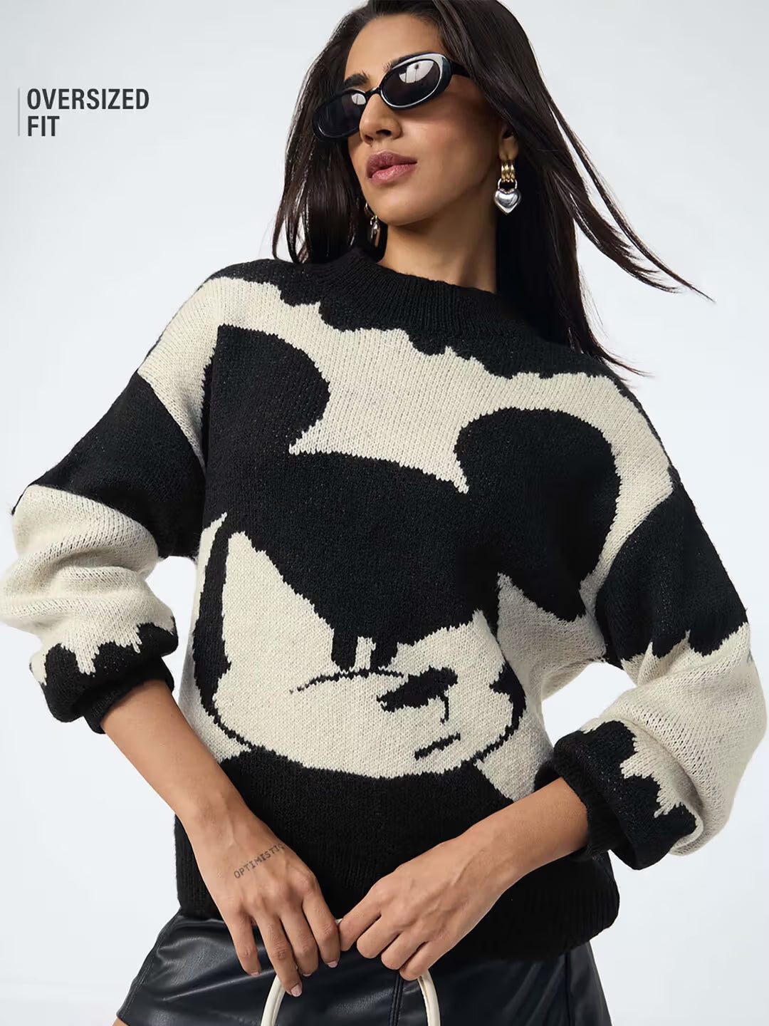 Official Disney Mickey Mouse Oversized Sweater
