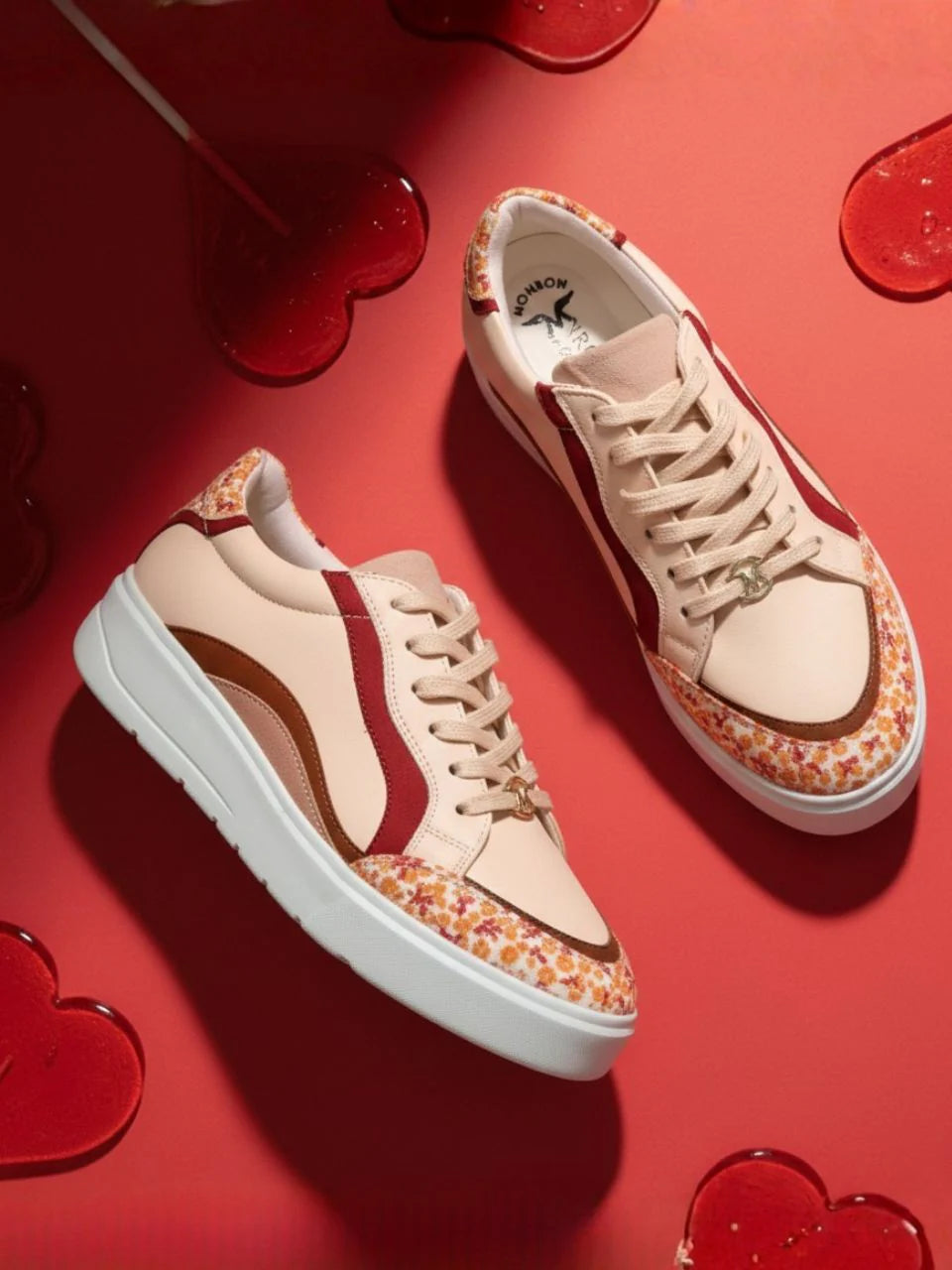 Ashley Maroon Sneakers