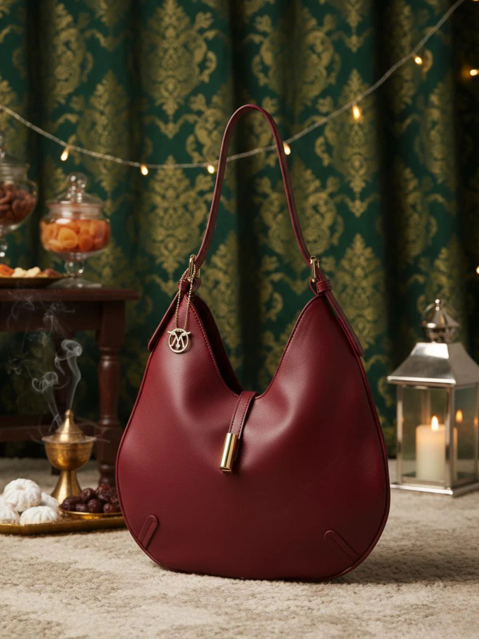 Luna Maroon Sling Bag